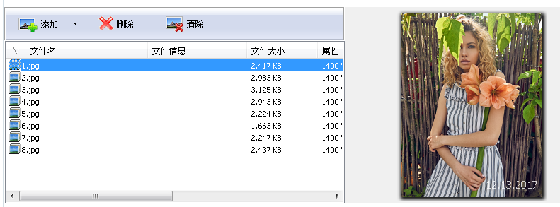 图片批量加时间戳工具